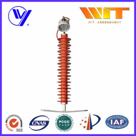 Harga yang pantas Perlindungan Surge Arrester Jalur Transmisi Polimer dengan Celah Eksternal 42KV - 75KV on line