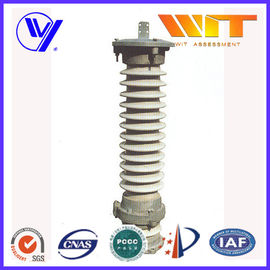 Harga yang pantas MOA Type Lightning Surge Arrestor 69KV 10KA Outdoor Porcelain Arrester untuk Jaringan Distribusi on line