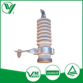 Harga yang pantas 9KV White Color Gapless Lightning Protector Dengan Porselen Bertempat on line