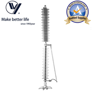 Harga yang pantas 110kV Polymer Housed Surge Arrester with Leave Device for Substation on line