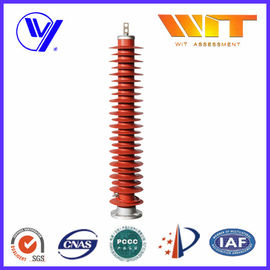 Harga yang pantas 132KV Tegangan Tinggi Substation Surge Arresters, Polymeric Lightning Protector on line