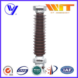 Harga yang pantas 120KV Brown Porcelain Surge Arrester untuk Area Polusi Tingkat Pembangkit Listrik Kereta Api IV on line