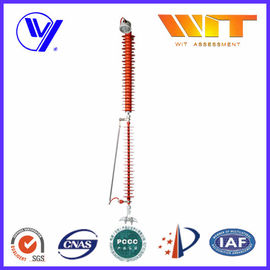 Harga yang pantas 110KV 10KA KEMA Transmission Line Surge Arrester dengan Perangkat Cuti on line