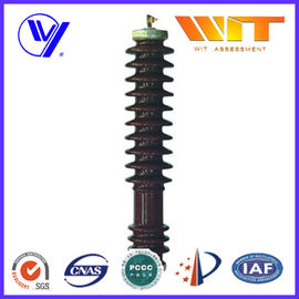 Harga yang pantas 51KV 10KA Porcelain Bertempat Surge Arrester Jalur Transmisi Perlindungan Petir on line