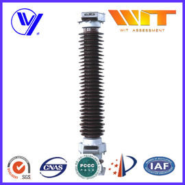 Harga yang pantas 126KV Zinc Oxide Power Station Substation Arrester Lightning Diverter Dengan Porselen Bertempat on line