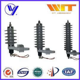 Harga yang pantas 27KV High Voltage Surge Arrester Ceramic Silicone Housing dengan Hoop on line