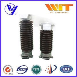 Harga yang pantas Penangkal Petir Listrik Porcelain Surge Arrester Dengan Braket Isolasi, Fase Tunggal on line