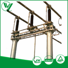 Harga yang pantas Saklar Pemutus Tegangan Tinggi Tiga kutub Dipasang di Luar Ruangan Dengan Pelat Dasar Baja 126KV on line