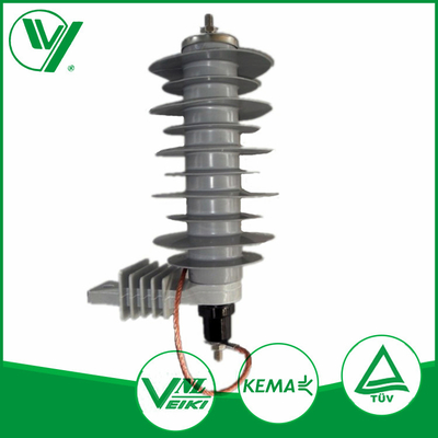Harga yang pantas Outdoor Brace-Type Surge Arrester HY5WBG-17/50 17kV Polymer Housing on line